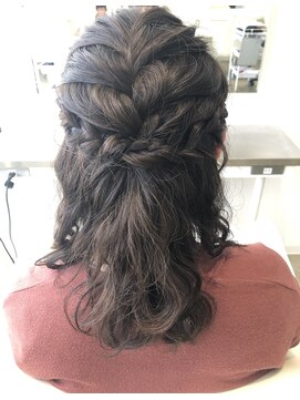 リアン バイ ヘアー(Lien by hair) ＊編み込みハーフアップ＊