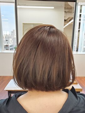 グランルッソ 岡山駅前(GRAN LUSSO) 王道ボブスタイル　vol.４×マットベージュ