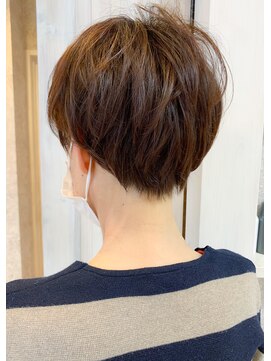 キャアリー(Caary) 福山市 パーマ 人気Caary丸みショートヘア、ベリーショート♪