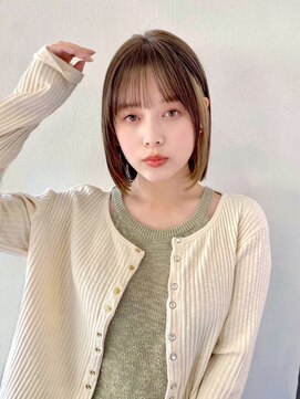 レイラバイアフロート 吉祥寺(Lila by afloat) ストレートボブ/インナーカラー/ワンレンボブ/くびれボブ