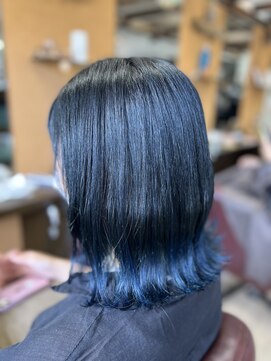 髪切処ICHI(カミキリドコロイチ) グラデショーンカラー/ブルー