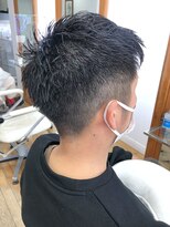 ヘッズ 本八幡店(HEADS)&nbsp;MEN'S HAIR  センターパート　ツイストスパイラル　コンマヘア