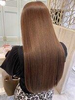 ノアエクレ 銀座(noah ecle)&nbsp;『noah ecle仲村』ミルクティーブラウン◎髪質改善ストレート