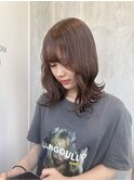 ブラウンカラーベージュカラーブリーチ無しカラー