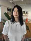 スパイラルパーマ