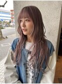 ハイトーンカラー☆ピンク☆レイヤーカット