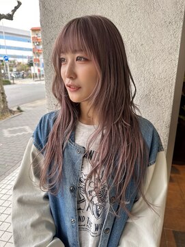 ウエストリー(WESTORY) ハイトーンカラー☆ピンク☆レイヤーカット