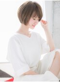 海浜幕張/髪質改善/ハイトーンカラー♪マッシュショートボブf