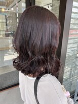 テラスヘア 長岡(TERRACEhair) ピンクラベンダーで艶感たっぷりカラーに