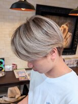 ボアップ 松山店(boappu) #メンズバレイヤージュ#センターパート