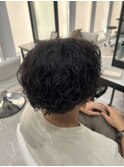 【カット×波巻きパーマ】