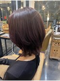 20代30代40代50代◎ピンクブラウン/くびれボブ