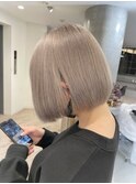 【*どの世代でも人気*】似合わせボブ×柔らかな色味のベージュ*