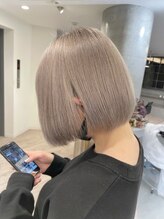 アレンヘアー 函館店(ALLEN hair) 【*どの世代でも人気*】似合わせボブ×柔らかな色味のベージュ*