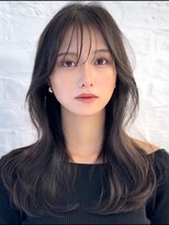 アマトウキョウ アユンチェ(AMA TOKYO×AYUNCHE) 前髪顔まわり韓国ヘアレイヤーカットサイドバンク2wayバンク韓国