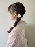 【Lateliercontentasuka】成人式ヘア 卒業式ヘア 袴ヘア振袖ヘア