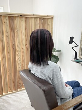 ホンネ(honne.) アンブレラカラー×くすみピンク