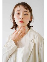 シェル 立川(shell) くびレイヤーエモージュグレージュカラーくびれショート【立川】