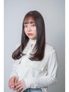 ルフュージュ バイ プロデュース 相模大野店(Refuge by Produce) レイヤーカット/ショコラブラウン/ストレートロング