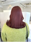 顔型別ヘアスタイル特集 /チェリーブラウン /ミニウルフ