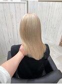 ブリーチ　ハイトーン　ホワイトベージュ