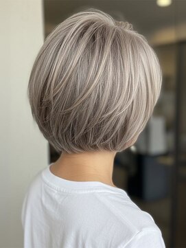 ラ ブレス 天王寺(LaBless) 大人女子グレージュレイヤーボブ