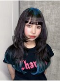 ウルフカット　姫カットレイヤー　クラゲヘアー　エンドカラー