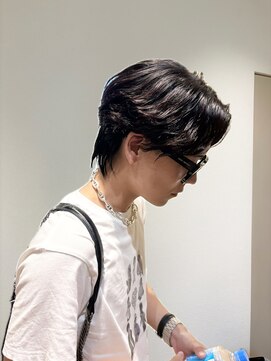 エンター 天神店(ENTER) メンズ/ニュアンスパーマ/センターパート/ENTER 天神店