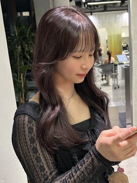 シティ(CITY) くびれヘア　ラベンダーカラー　艶髪