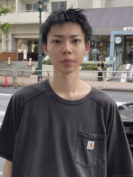 スー 渋谷(suu) メンズカットメンズショートスパイキーショートピンパーマ渋谷