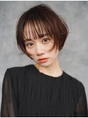 〈m8〉大人ショートハイライト髪質改善キッズカット前髪30代40代