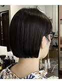ミニボブ 丸みショート 髪質改善 大人女性にオススメ 20代30代