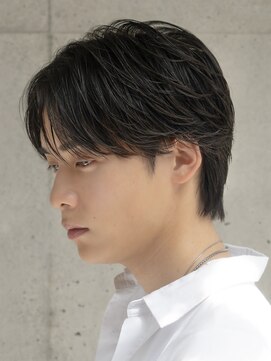 テクト バイアッシュ 吉祥寺店(Tect by Ash) フェザーパーマセンターパート毛流れフェザーショート吉祥寺