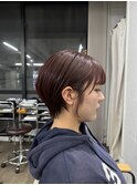 暖色系カラー　くびれショート