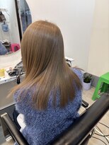 ラック 津田沼(LUCK)&nbsp;透明感ベージュ/津田沼/韓国ボブ/ケアブリーチ/似合わせカット