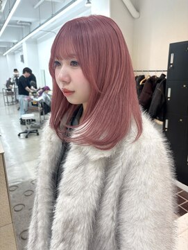 ニュート(Neut ) ピンクカラー/ピンクベージュ/ハイトーン/レイヤーカット