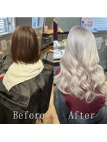 エクステ専門店あるじゃんすー 小倉店&nbsp;シルキープラチナベージュ#シールエクステ#イメチェン#韓国#小倉