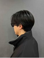 キミトヘアデザインアンドスパ(Kimito Hair design&spa)&nbsp;メンズ　ナチュラルショート　センターパート　武蔵小杉