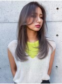 レイヤーカットマッシュショートボブウルフカット韓国◎前髪あり