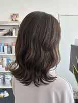 グレイス ヘア デザイニング(GRACE hair designing) ▼寒色系ブラウン×セミロング▼