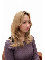 ユニックス イオンモール北戸田店(UNIX) 大人可愛いくびれレイヤー×ミルクティーベージュ