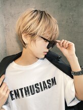 ノア ヘアデザイン 町田店(noa Hair Design)&nbsp;ハンサムショート×前髪あり【國吉真弥】