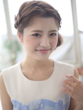 エマージュ 新宿(Emerge) ~アナと冬テイスト~編みこみアレンジ~艶カール~