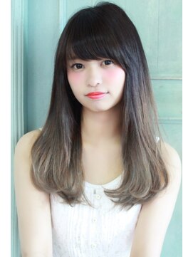 ヘアーアートシフォン 川口東口店(hair art chiffon) ブルージュカラー&ヴェールウェーブの似合わせカット大人ボブ