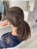 すっきりポニーテール