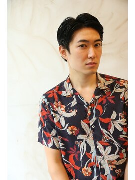 ブーケ(BOUQUET) アロハシャツに合うヘア　メンズ　ブラック