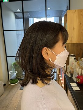 クローゼット 新宿(closet) 外ハネボブ/ペールベージュ[髪質改善/ヘッドスパ白髪染め/新宿】