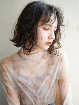 マセナ(Masena) センターパート前髪パーマ×メリーバング×Masena 3