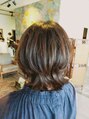 ディードア ヘア ヴィジョン(Ddoor hair vision) くびれミディアムくすみグリーン