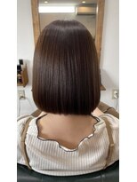 セックヘアデザイン(Sec hair design)&nbsp;【Sec. hair design 水戸】縮毛矯正+iNOAオイルカラー